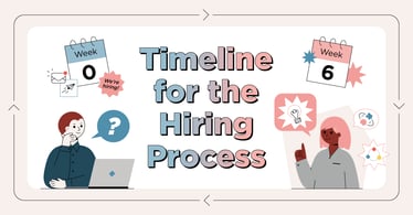 Timeline for the Hiring Process | Infographic