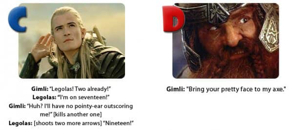 Legolas and Gimli - The Lord of the Rings